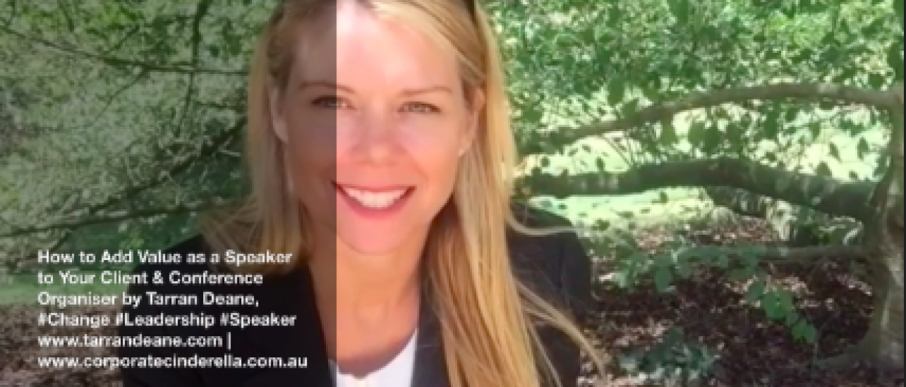 How to Add Value as a Speaker for Your Client & Conference Organiser by @TarranDeane. Visit www.tarrandeane.com to learn how you can work with us - VIDEO