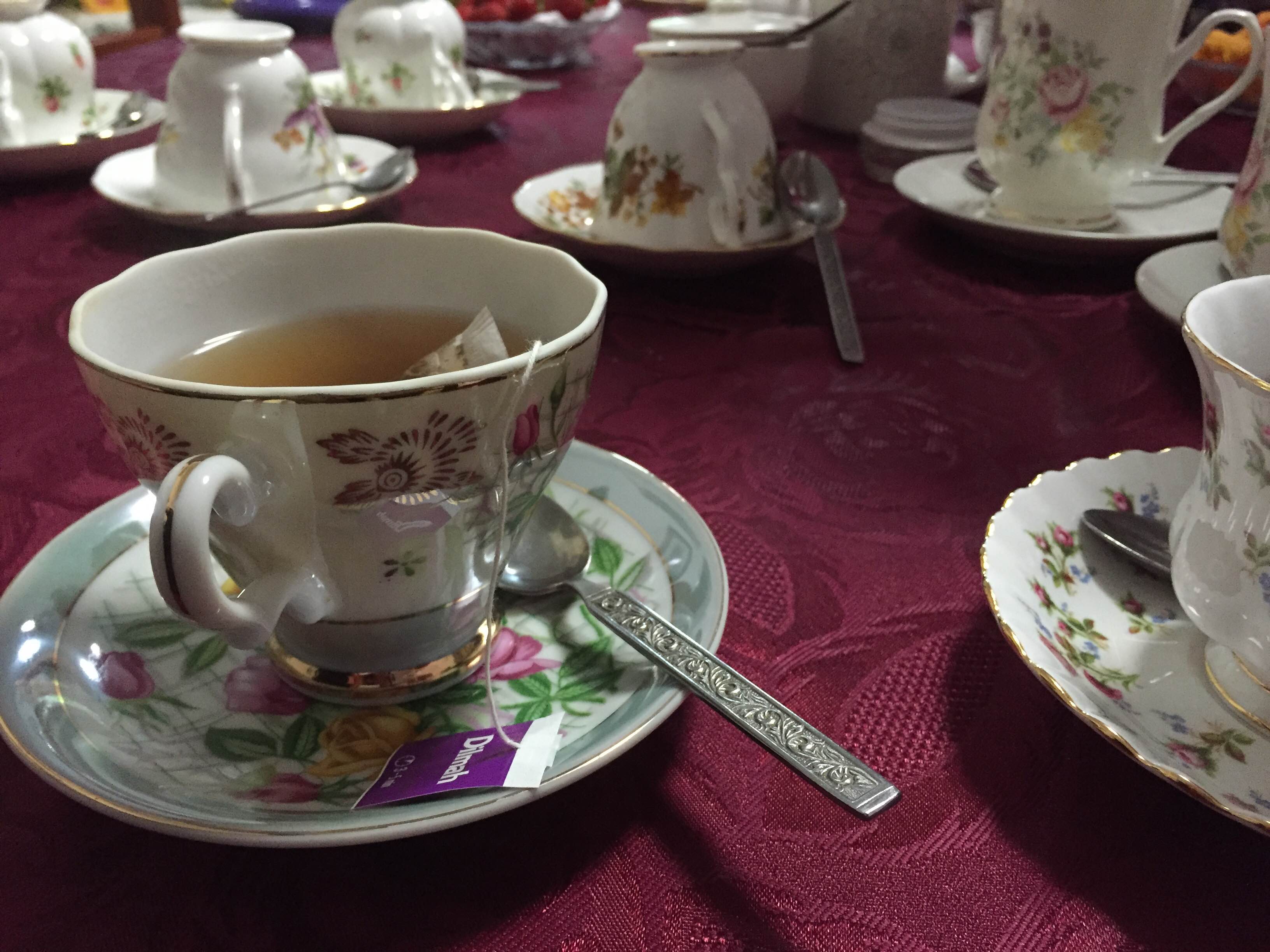 Great Aunt Marcia's china cups are catalyst for conversation and warm memories...