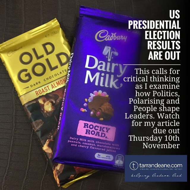 "Rocky Road - This is Where We Become Stronger, Learn More About Our Each Other & Navigate the Terrain Ahead," Tarran Deane Leadership Author on Donald Trump US President-Elect