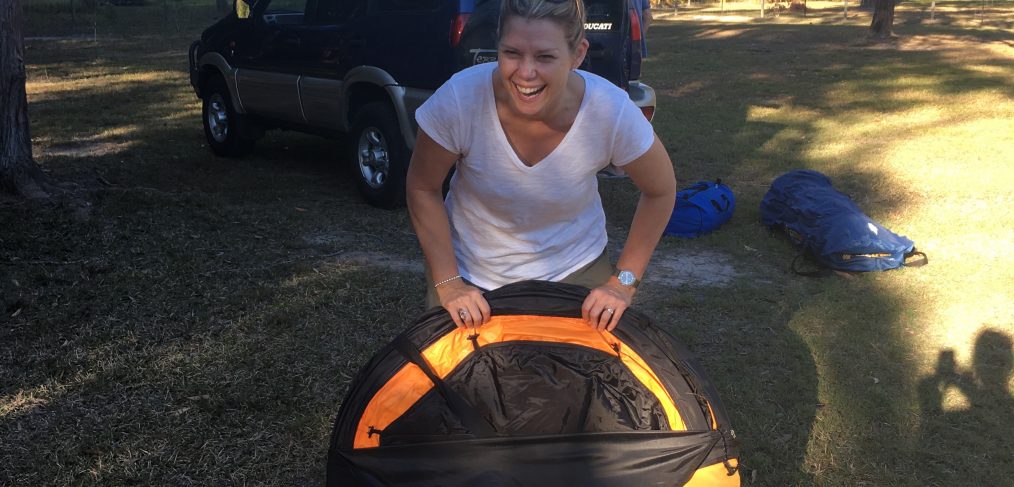 Camping - are you kidding me? Here's four ways you can create more memories and reclaim your sanity on a mini-break by Tarran Deane - Tent in the Bag
