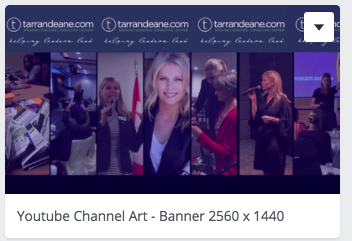 Canva - Want to avoid your head being cut off? Create a border around the image template and centre your images in the centre alignment using #Canva Youtube. This quick tip is brought to you by TarranDeane.com #online #leadership