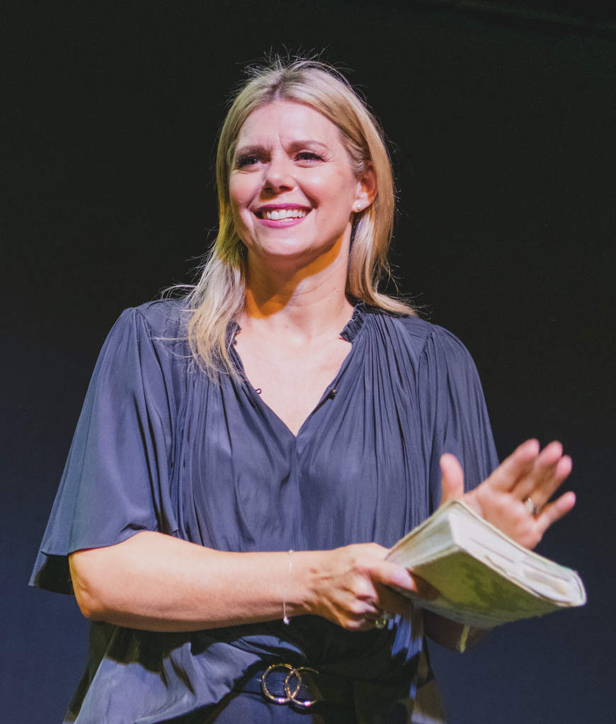 Image of Tarran Deane, Christian Woman holding a Bible